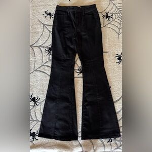 Black Flared Pants